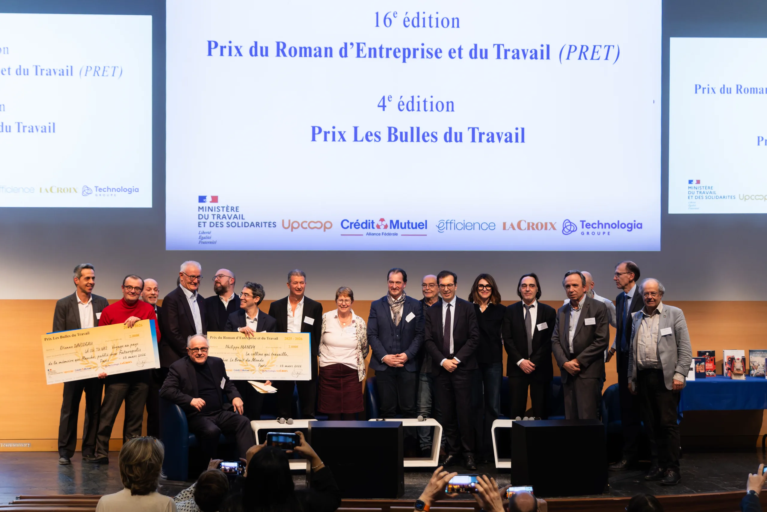 Efficience Santé au Travail, partenaire du Prix du Roman d’Entreprise et du Travail et  Bulles du Travail